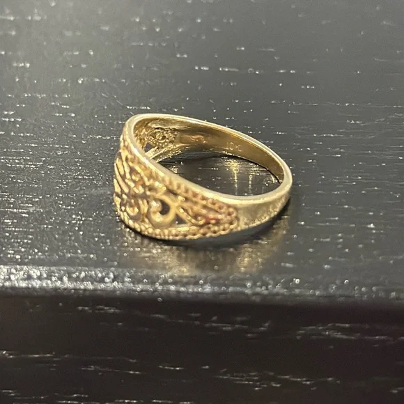 Harley-Davidson Vintage 10K Gold Ring - Size 7 - Picture 3 of 9